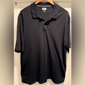 EUC ⚡️ 👕 Joseph Abboud Black Cotton Polo Shirt – Men’s XL
